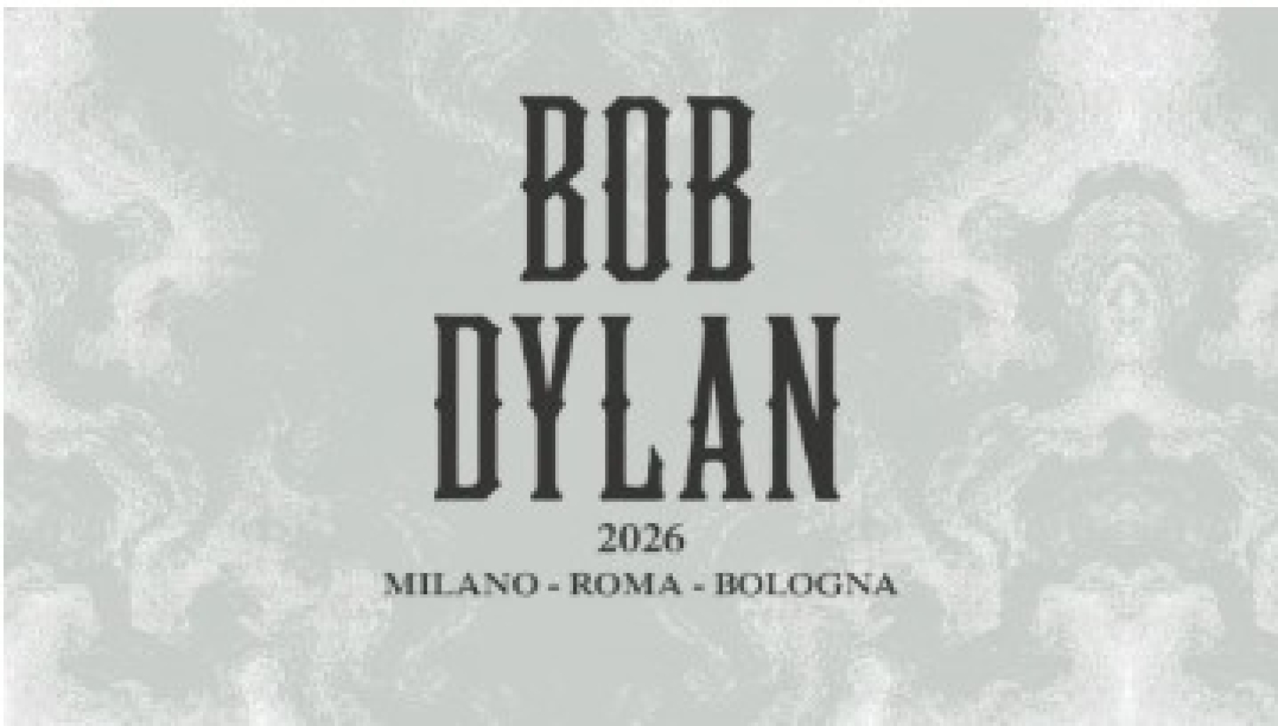 BOB DYLAN all’Unipol Arena di Bologna nel 2026: 